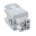 EPIC Heavy Duty Power Connector 3 Way 10A 600V with Inserts x 2 and Hood 10420000+10421000+19426000+194