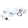 EPIC Heavy Duty Power Connector Kit, 4 Way, 10A, 250V, Series H-A, Base, Inserts x 2, Gland 10431000+10432000+19421900+194
