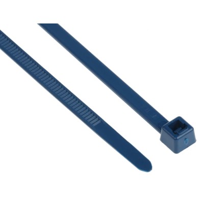 HellermannTyton Cable Tie Non-Releasable 390 mm x 4.6 mm Blue Polyamide 66 111-00831 MCT50L-PA66MP-BU