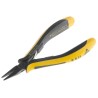 Bernstein Long Nose Plier Short, 130mm Overall Length, Steel, Ergonomic Handle, ESD Safe 3-683-15