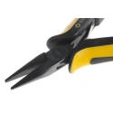 Bernstein Long Nose Plier Short, 130mm Overall Length, Steel, Ergonomic Handle, ESD Safe 3-683-15