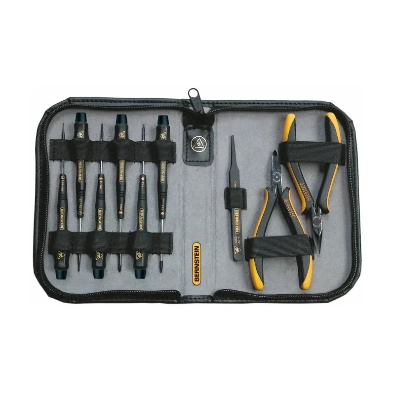 Bernstein 9 Piece ESD Tool Kit with Pouch VDE/1000V Approved 2250