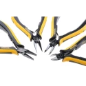 Bernstein 4-Piece Euroline-Conductive Set of Plier, Cutters, Flat Nose Pliers, Long Nose Pliers 3-680