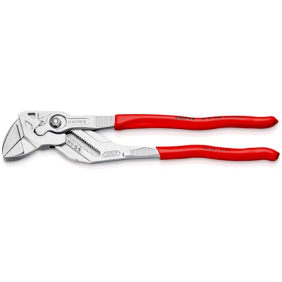 Knipex 1-Piece Plier Wrench Smooth, 300mm Overall Length, 60mm Jaw, Plastic Handle, Chrome Vanadium Steel 86 03 300
