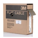 3M 3302 Series Ribbon Cable, Flat Type, 1.27 mm Pitch, 50 Conductors, 28AWG, 30 m Length 3302-50 100FT