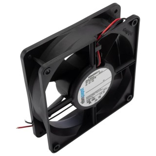 ebm-papst 4300 Series Axial Fan 12V DC 5W 170 m³/h Air Flow IP68 Sleeve Bearing 119 mm x 119 mm x 32 mm 