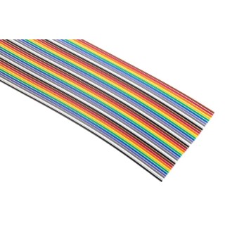 3M 3302 Series Ribbon Cable Flat, 1.27 mm Pitch, 40 Conductors, 28 AWG, 300 V, 30 m Length 3302-40 100FT