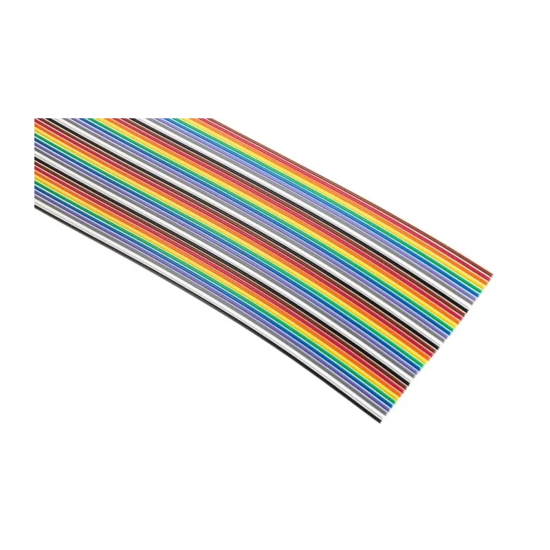 3M 3302 Series Ribbon Cable Flat, 1.27 mm Pitch, 40 Conductors, 28 AWG, 300 V, 30 m Length 3302-40 100FT