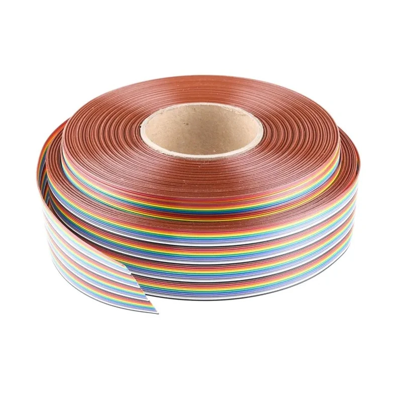3M 3302 Series Ribbon Cable Flat, 1.27 mm Pitch, 40 Conductors, 28 AWG, 300 V, 30 m Length 3302-40 100FT