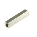 Essentra Hex Standoff Brass M3 Thread Size Female/Female 20 mm Length Nickel Finish 301320040050