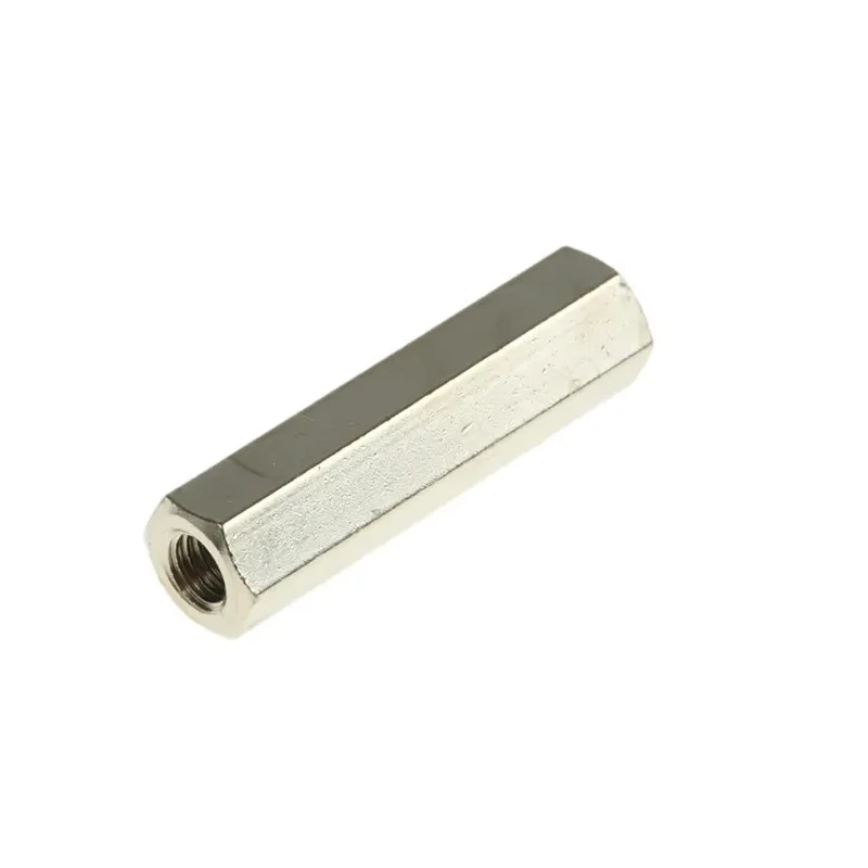 Essentra Hex Standoff Brass M3 Thread Size Female/Female 20 mm Length Nickel Finish 301320040050