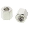Essentra Brass Hexagonal Standoff M3 Thread Size, 5 mm Body Length, Nickel Finish 301305040050