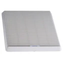 Vent-Axia White Powder Coated Steel Vent Grille Parallel Slat 300 mm x 300 mm x 15 mm 466455