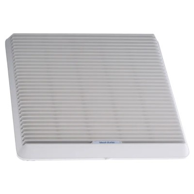 Vent-Axia White Powder Coated Steel Vent Grille Parallel Slat 300 mm x 300 mm x 15 mm 466455