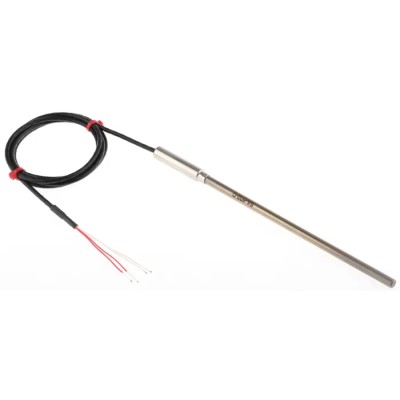 RS PRO RTD Sensor 6 mm Diameter, 150 mm Length, 4 Wire, Class B Accuracy, Stainless Steel Probe, 500 °C Max Temperature PT100
