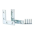 RS PRO Zinc Plated Steel Bracket 4 Hole 50 mm x 50 mm x 13 mm 397-4976