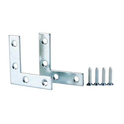 RS PRO Zinc Plated Steel Bracket 4 Hole 50 mm x 50 mm x 13 mm 397-4976