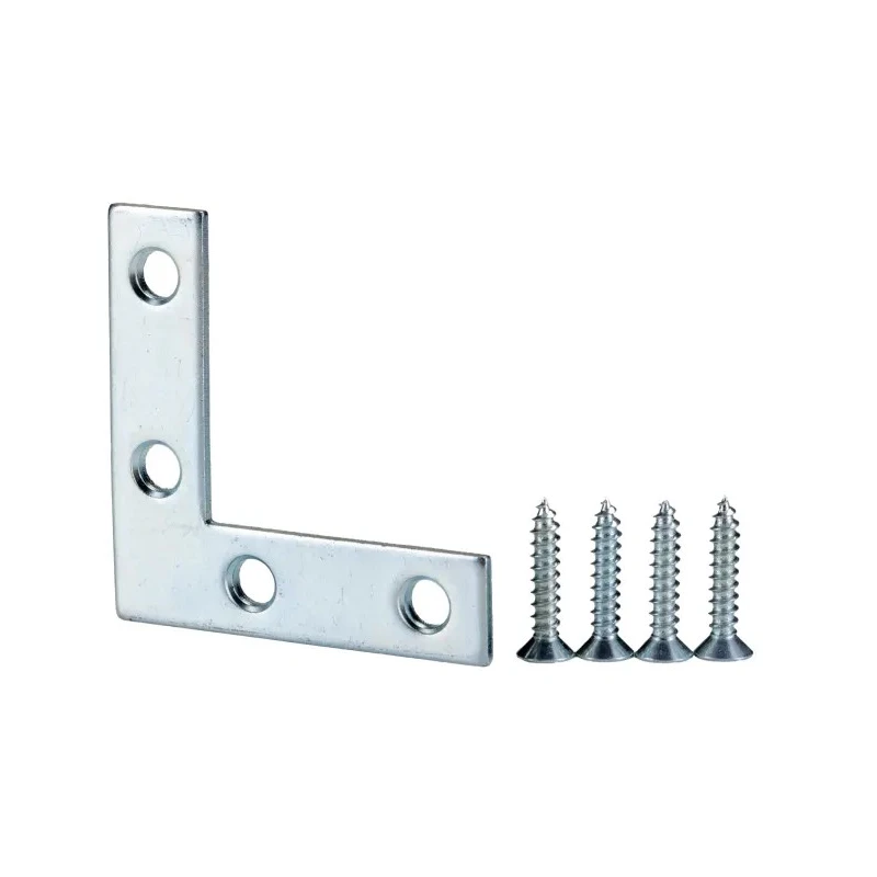 RS PRO Zinc Plated Steel Bracket 4 Hole 50 mm x 50 mm x 13 mm 397-4976