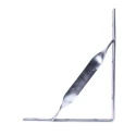 RS PRO Steel Enclosure Accessory 200x250mm L-Shaped Angle Bracket Zinc Plated Steel 25mm Width 397-4982