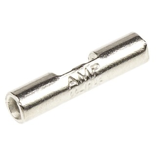 TE Connectivity STRATO-THERM Uninsulated Nickel Plated Copper Strap Butt Splice Connector 16 AWG 322822