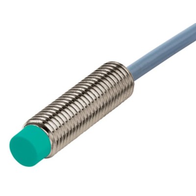 Pepperl + Fuchs Threaded Barrel Inductive Proximity Sensor M8 x 1, PNP Output, 3V to 30V DC, 3 mm Sensing NBN3-8GM30-E2