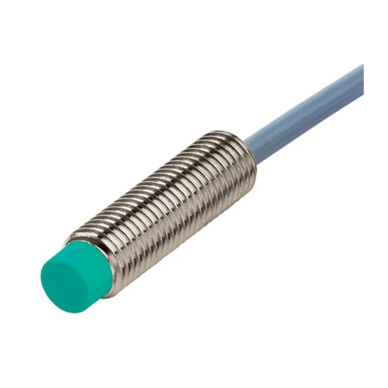 Pepperl + Fuchs Threaded Barrel Inductive Proximity Sensor M8 x 1, PNP Output, 3V to 30V DC, 3 mm Sensing NBN3-8GM30-E2