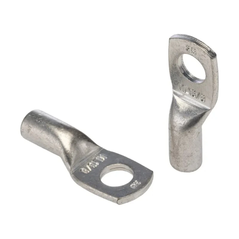 Klauke Tubular Copper Cable Lugs Non-insulated M8 Stud Size, Standard Version with/without Viewing Hole 3R8