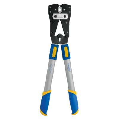 Klauke Hand Crimp Tool, 750 mm Length, Hand Operation, Ratchet Mechanism, High-Quality Hexagonal Crimping K09