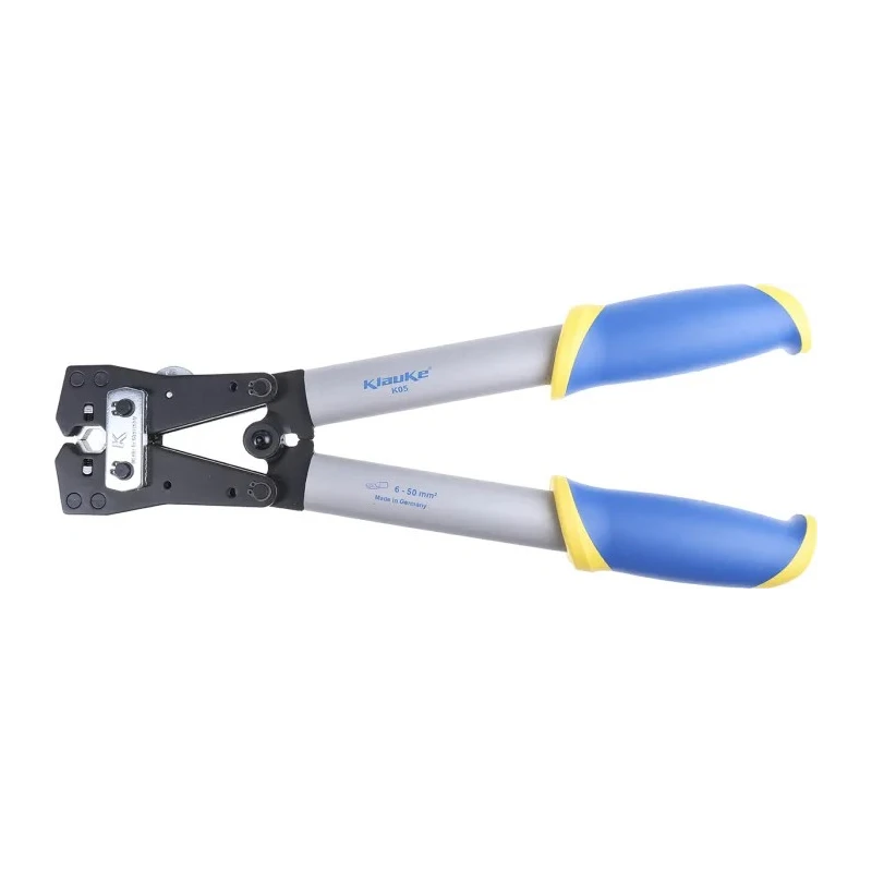 Klauke Hand K05 Crimp Tool 390 mm, High-Quality Hexagonal Crimping with Ratchet Mechanism 398-2270