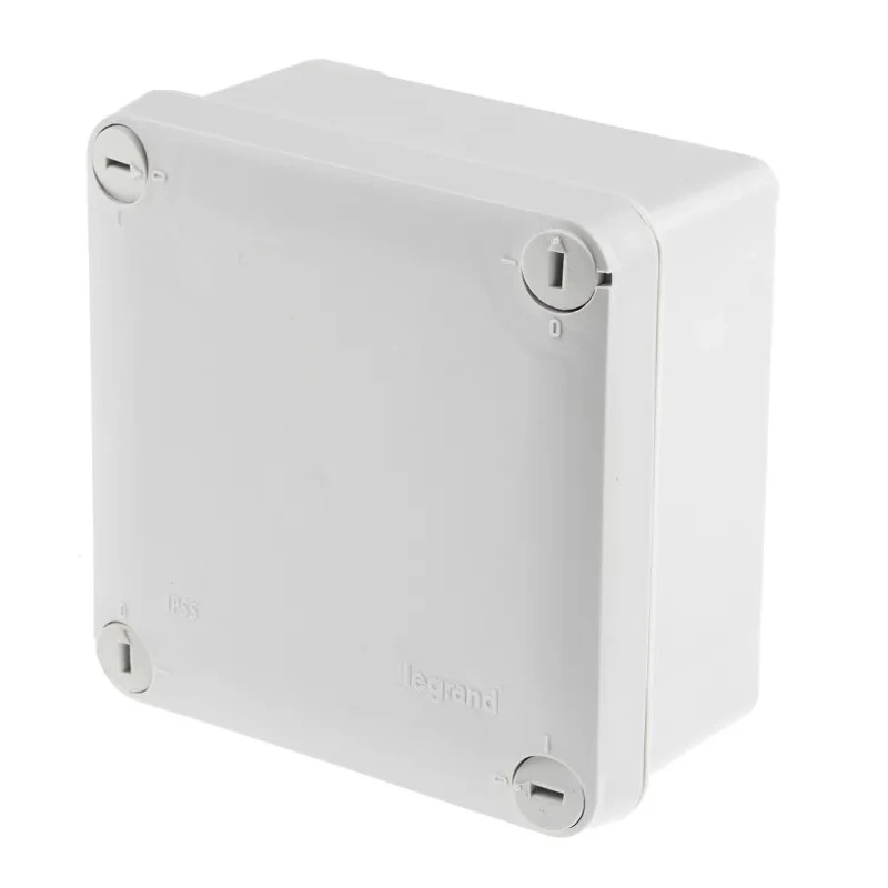 Legrand Plexo Series Grey ABS Junction Box IP55 4 Terminals 105x105x55 mm IP55