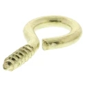 RS PRO Steel Brass Plated J Hook 20mm Overall Length, 6mm Eye Inside Diameter 397-5446