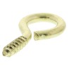 RS PRO Steel Brass Plated J Hook 20mm Overall Length, 6mm Eye Inside Diameter 397-5446
