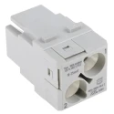 HARTING Heavy Duty Power Connector Module 100A HAN Modular Series Female 2 Contacts 1kV 09140022753