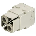 HARTING Heavy Duty Power Connector Module 100A HAN Modular Series Female 2 Contacts 1kV 09140022753
