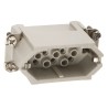 EPIC Heavy Duty Power Connector Insert, 10A Current Rating, 15 Contacts, Cable Mount, Silver Plated Copper Alloy 11.2550