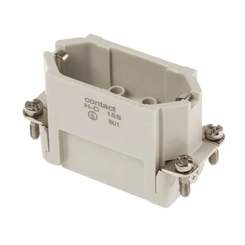 EPIC Heavy Duty Power Connector Insert, 10A Current Rating, 15 Contacts, Cable Mount, Silver Plated Copper Alloy 11.2550