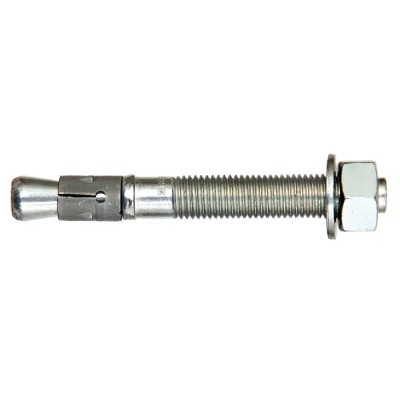 Fischer Fixings Steel FXA Through Bolt 10 mm Thread Size, 86 mm Length, Drill Diameter 10 mm 523133