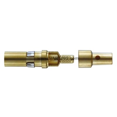 HARTING Han Coaxial Male Coaxial Contact 50A Copper Alloy Gold Plating for Heavy Duty Power Connector 09140006121
