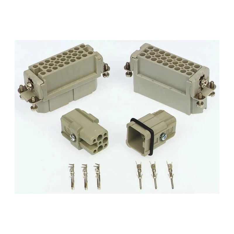 EPIC Heavy Duty Power Connector Insert 10A 250V Female 8 Contacts H-D Series 11251000