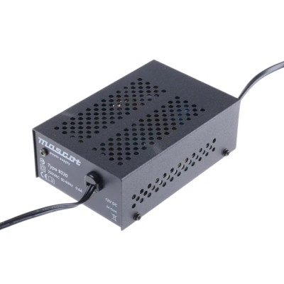 Mascot 1.8 m Twin Core Lead AC/DC Adapter 2-Pin EU 70 W 12V DC Output 5 A 9320000144