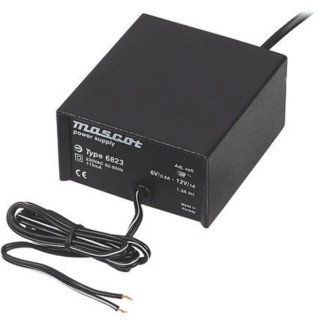 Mascot AC/DC Adapter 12 & 18W Regulated DC Output 6V 1A Metal Case 230-264V AC Input 6823000124