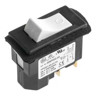 EICHOFF DPST On-Off On-Off Rocker Switch Panel Aluminium Housing IP54 16A 250V AC 28V DC 3251-00.01