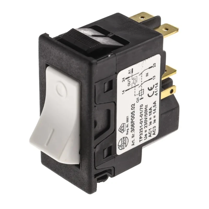 EICHOFF DPDT On-Off On-Off Rocker Switch Panel Aluminium Housing IP54 16A 250V AC 28V DC 3251-01.01