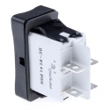 APEM Illuminated DPST On-Off On-Off Rocker Switch Panel, Thermoplastic Housing, IP65, 15A, 24V DC, 250V AC KG412A2XDA26X6