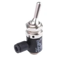 Legris Toggle Lever Pneumatic Manual Control Valve G 1/8, 3/2 Function, Brass/Nylon Body, 10 Bar Operating 7800 04 10