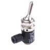 Legris Toggle Lever Pneumatic Manual Control Valve G 1/8, 3/2 Function, Brass/Nylon Body, 10 Bar Operating 7800 04 10