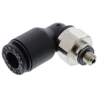 Legris LF3000 Series Male Pneumatic Fitting Nickel Plated Brass M3 x 0.5 Metric LF3000