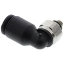 Legris LF3000 Series Male Pneumatic Fitting Nickel Plated Brass M3 x 0.5 Metric LF3000