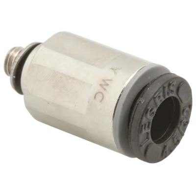 Legris LF3000 Series Pneumatic Fitting Male M3 x 0.5 Threaded-to-Tube Nickel Plated Brass 20 bar 80°C LF3000