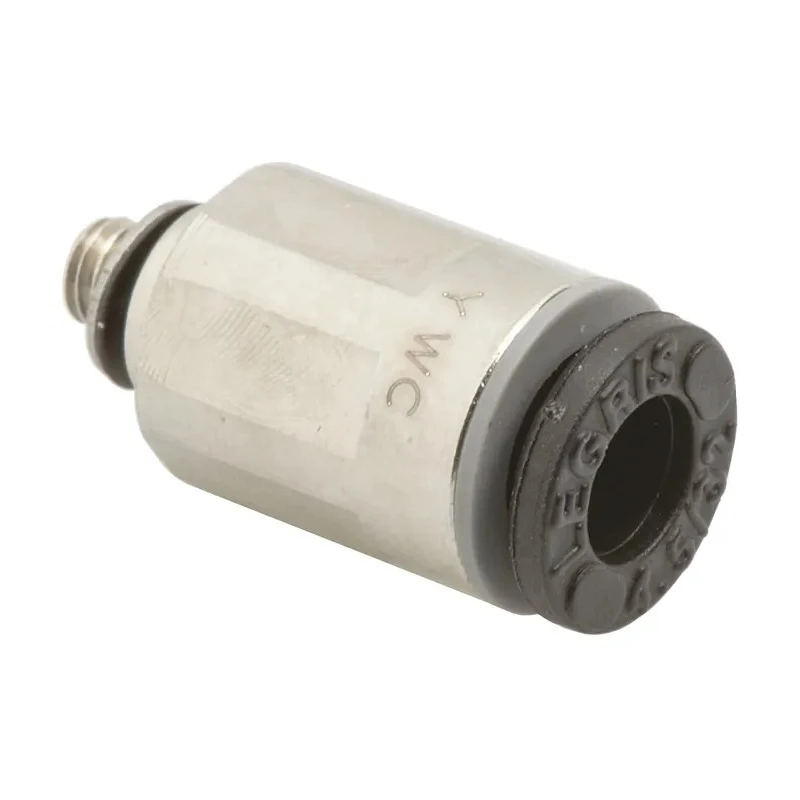 Legris LF3000 Series Pneumatic Fitting Male M3 x 0.5 Threaded-to-Tube Nickel Plated Brass 20 bar 80°C LF3000